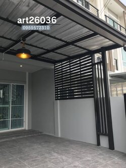 ติดตั้งหลังคา กันสาด ระแนง หลังคาหน้าบ้าน หลังคาหลังบ้าน