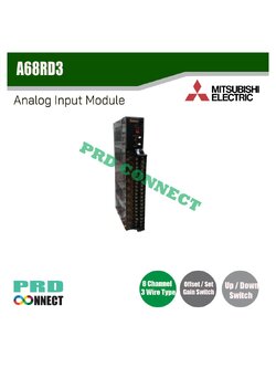 A68RD3, analog module, Mitsubishi Electric