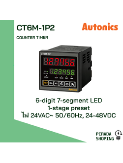 Autonics counter timer CT6M-1P2