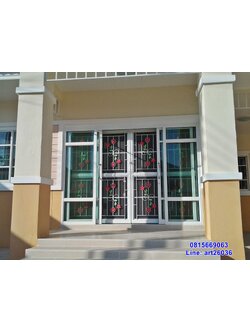 เหล็กดัดพร้อมมุ้งลวด