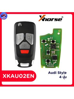 Xhorse VVDI รีโมต Audi Style 3+1 ปุ่ม XKAU02EN