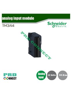 TM3AI4 analog input module, Schneider Electric