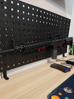 Golden Eagle M4 โลหะทั้งตัว รางหน้ายาว 12 นิ้ว + ท่อรีด AEG BB Gun บีบีกัน Airsoft Gun ปืนอัดลม ปืนยาวไฟฟ้า มือสอง