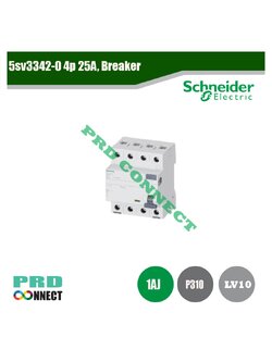 5SV3342-0 4P 25A, BREAKER SIEMENS