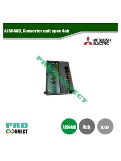 A1S64AD, Converter unit spec 4ch, MITSUBISHI