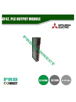 AY42, PLC OUTPUT MODULE, MITSUBISHI