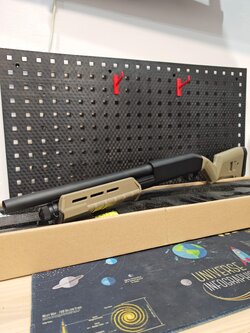 CYMA 355LM Magpul M870 Tactical Shotgun ลูกซอง ยิงทีละ 3 นัด ชักยิง BB Gun บีบีกัน Airsoft Gun ปืนอัดลม ปืนชักยิง ลูกซอง มือสอง