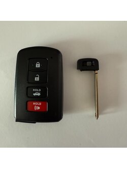 รีโมต Toyota Altis 4 ปุ่ม 434 MHz ชิป 8A