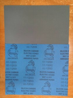 กระดาษทรายน้ำ 9"X11" Blue dragon Latex