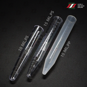 หลอดสำหรับปั่นแยก ก้นแหลม เนื้อPS ชนาด 15 mL Conical Centrifuge Tube 15 without Cap PS สำเนา
