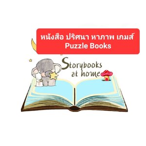 หนังสือ ปริศนา หาภาพ เกมส์ Puzzle Books