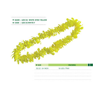 LEIS-SG---WHITE--DYED--YELLOW