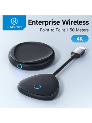 [ออกใบกำกับภาษีได้]พร้อมส่งจาก กทม Hagibis 4K HDMI Wireless Transmitter and Receiver Kit, 2.4/5GHz Wireless HDMI Extender Kits to Monitor, Projector, HDTV