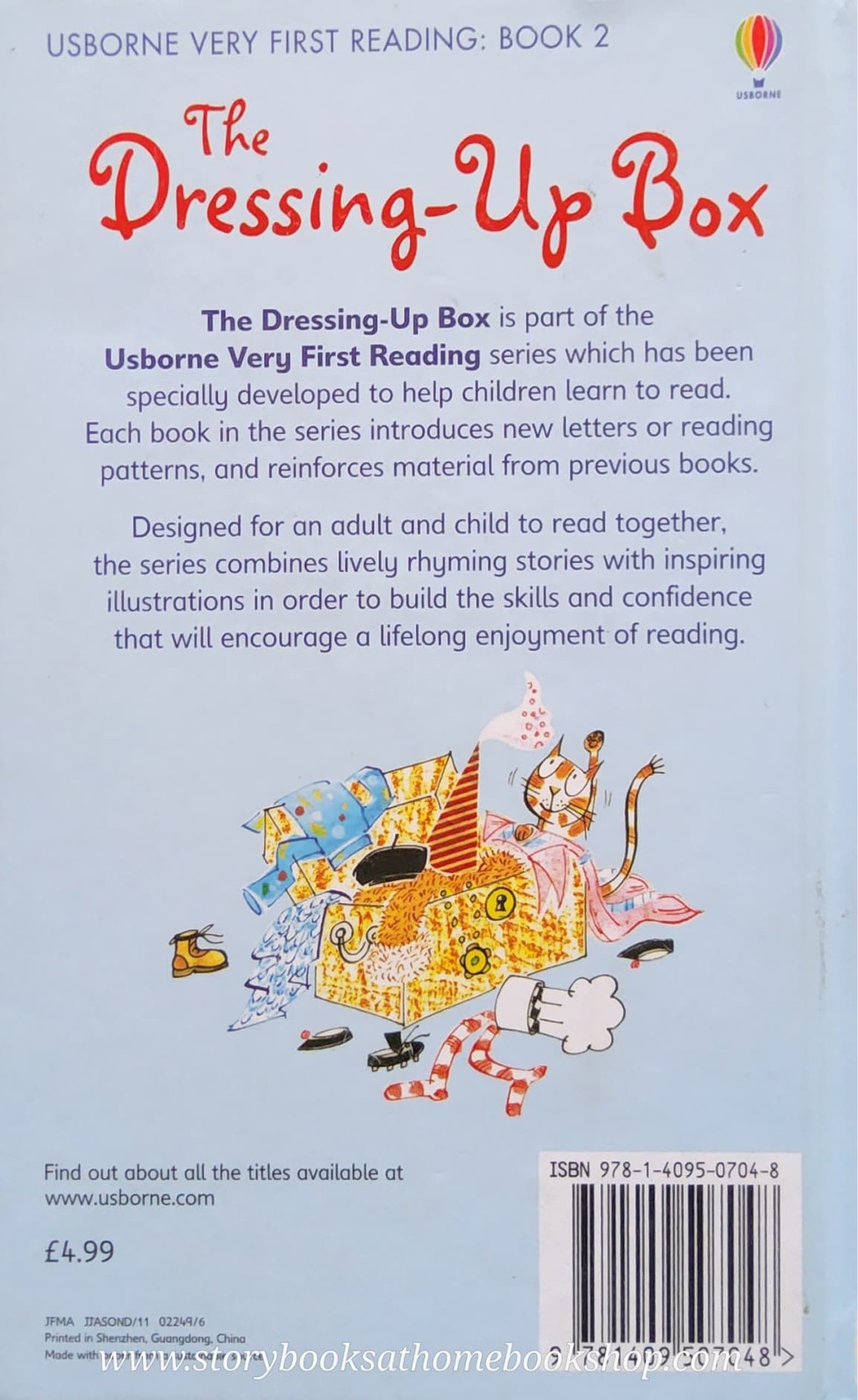 หนังสือนิทานปกแข็ง** 🍓🍓 USBORNE VERY FIRST READING BOOK2:THE DRESSING-UP BOX