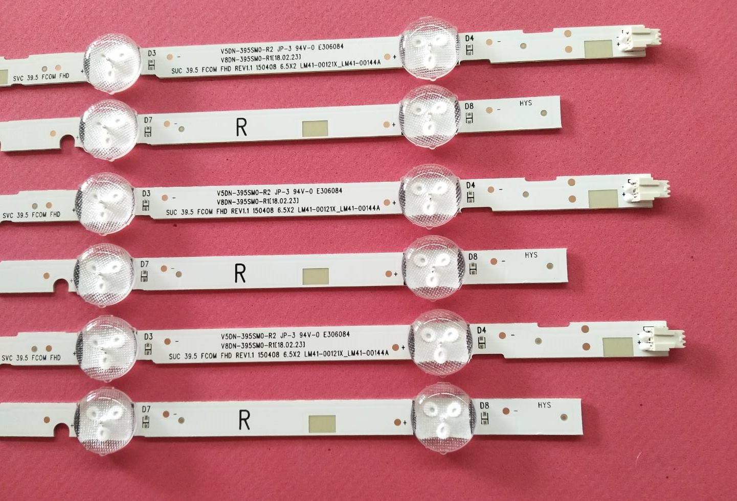 หลอดLEDแบ็คไลท์ซัมซุง (SAMSUNG)ของใหม่โรงงาน ใช้กับรุ่นHG40AE460SK HG40AE570SK UA40J5000AK UA40J5200AK UA40J5200DK UA40J5250DK UA40M5000AK UA40M5100AK UA40M5100DK UA40N5000 (1ชุด3แถว 6ชิ้น)