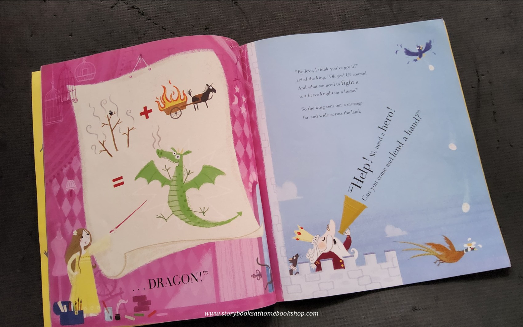 หนังสือนิทานปกอ่อน ** 🍅🍓PRINCESS DAISY AND THE DRAGON AND THE NINCOMPOOP KNIGHTS