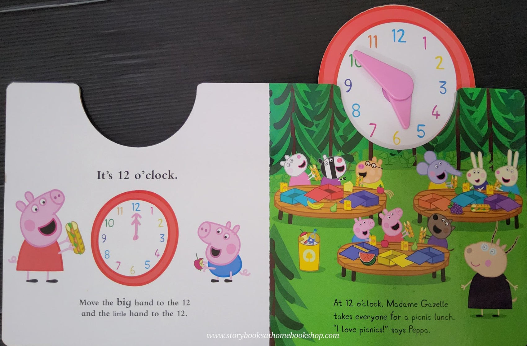 BOARD BOOK** 🍅🍅PEPPA PIG:PEPPA'S BUSY DAY (WITH CLOCK)