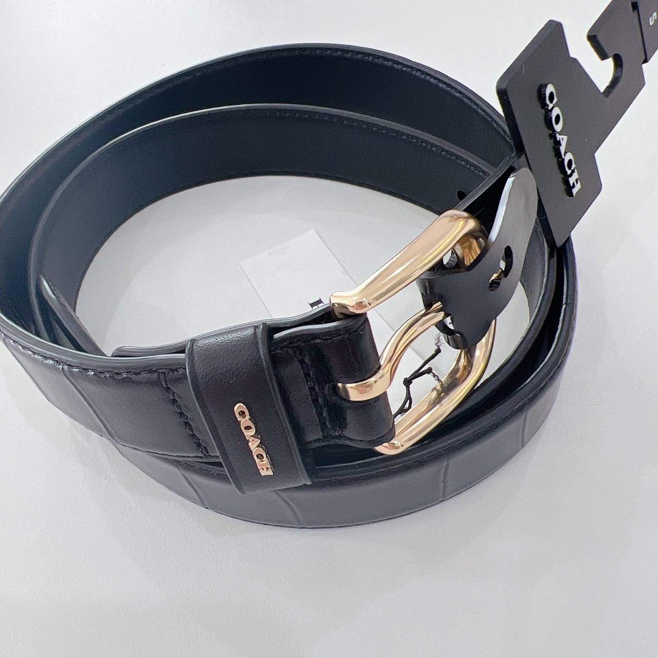 New coach belt เข็มขัด กว้าง 25 mm S 28"- 32" นิ้ว M 32”- 36” นิ้ว