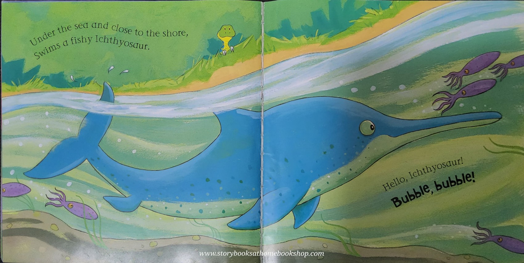 หนังสือนิทานปกอ่อน** 🍅🍓SAY HELLO TO THE DINOSAURS!BY IAN WHYBROW