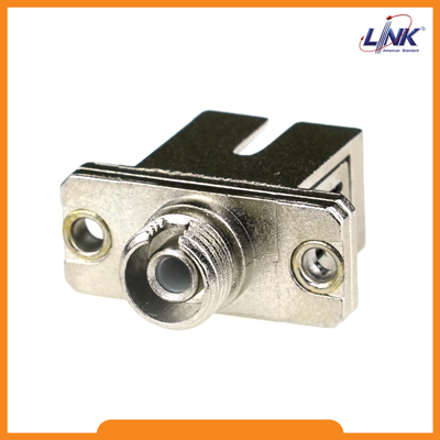 SC to FC HYBRID ADAPTER SM, Ceramic Sleeve Metal Housing