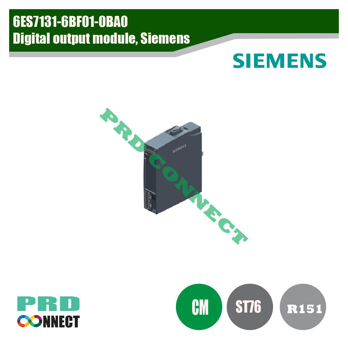 6ES7131-6BF01-0BA0, DIGITAL OUTPUT MODULE, SIEMENS