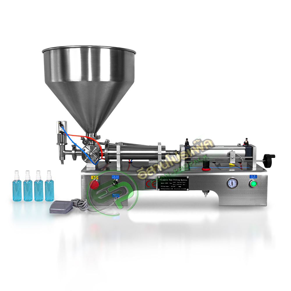 G1WTD 50-500 ML (เครื่องบรรจุของเหลว 1 หัว แบบมีกรวยบรรจุ) (ราคายังไม่รวมภาษีมูลค่าเพิ่ม)