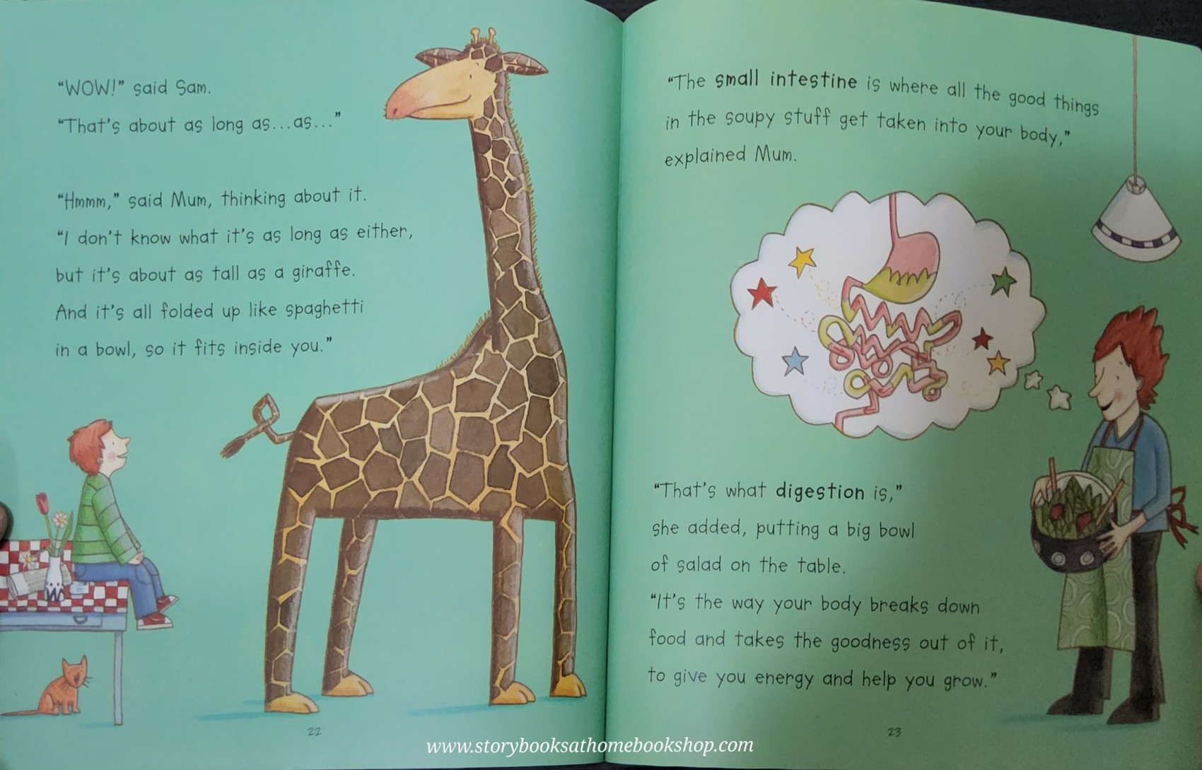 หนังสือนิทานปกอ่อน** 🍅🍓SAM'S SCIENCE:I KNOW WHERE MY FOOD GOES