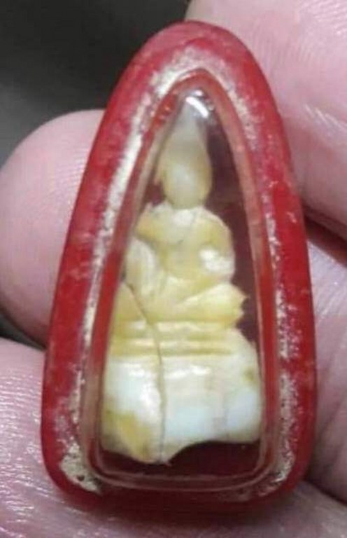 พระทันตธาตุ แกะเป็นรูปพระพุทธ หลวงปู่ขาน วัดบ้านเหล่า อ.เวียงเชียงรุ่ง จ.เชียงราย ได้มาจากครูประหยัด อายุ ๖๐ ปี (บันทึก พ.ศ.๒๕๖๖) เคยสอนอยู่ที่โรงเรียนสันโค้ง จ.เชียงราย ปัจจุบัน (พ.ศ.๒๕๖๖) เกษียณอายุแล้ว เดิมทีเลี่ยมทองไว้ แต่ได้แกะทองไปขายแล้ว