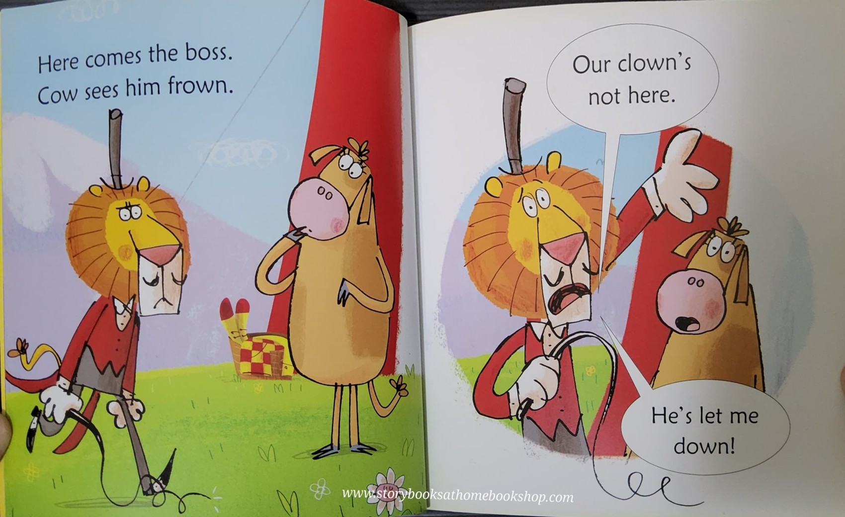หนังสือนิทานปกอ่อน** ♥️USBORNE PHONICS READERS:COW TAKES A BOW