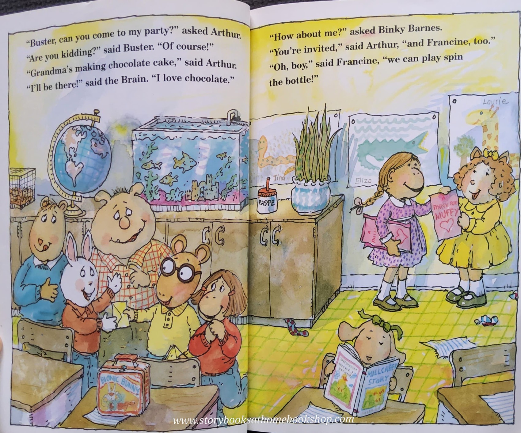 หนังสือนิทานปกอ่อน** 🍅🍓ARTHUR'S BIRTHDAT BY MARC BROWN