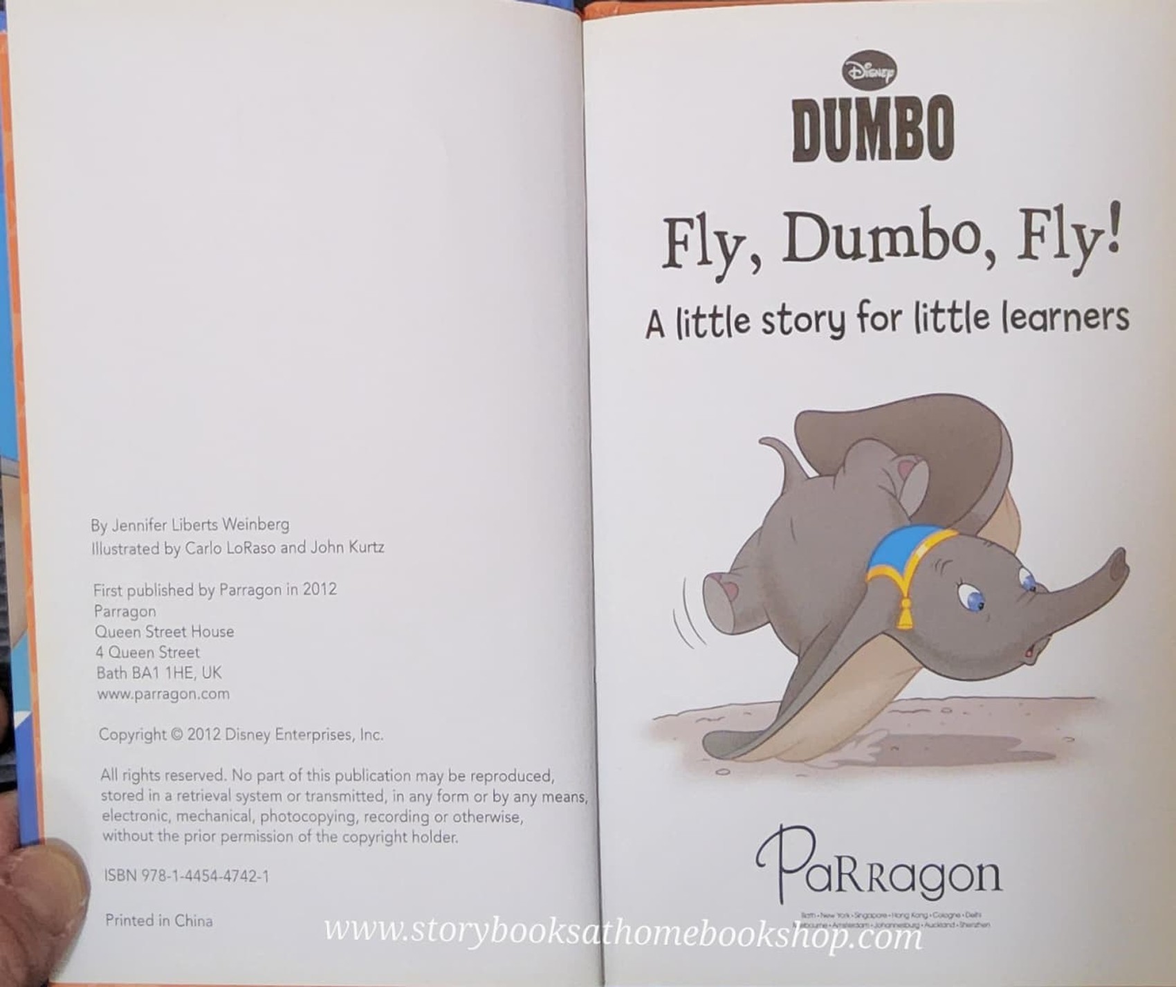 หนังสือนิทานปกอ่อน** 🍅🍓DISNEY DUMBO