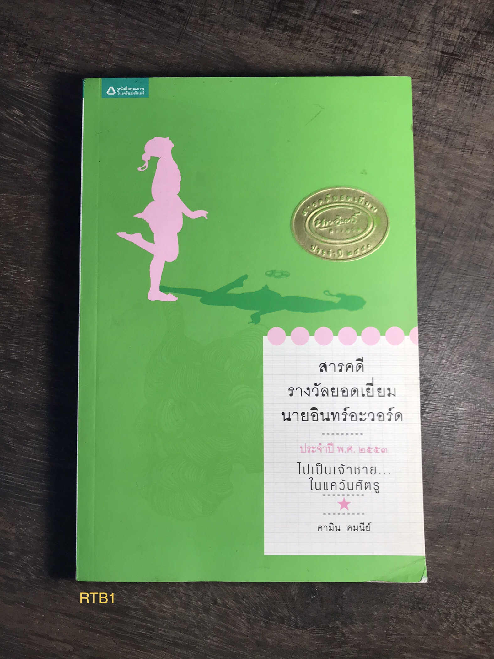 ไปเป็นเจ้าชายในแควันศัตรู ผู้เขียน คามิน คมนีย์ สารคดีรางวัลยอดเยี่ยมนายอินทร์อะวอร์ด สำนักพิมพ์อมรินทร์พริ้นติ่ง