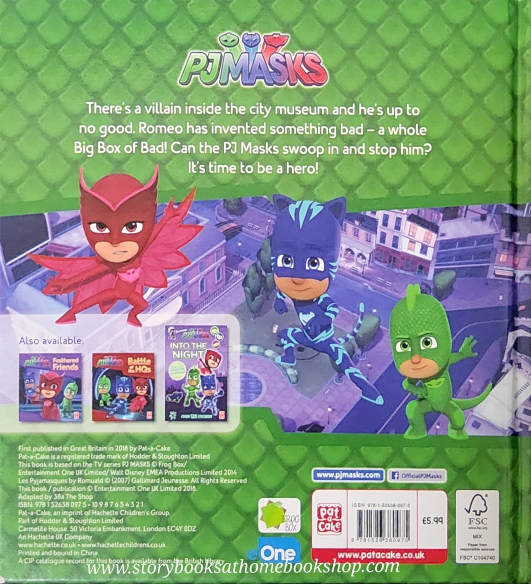 หนังสือนิทานปกแข็ง* 🍓🍓PJMASKS:MAYHEM AT THE MUSEUM
