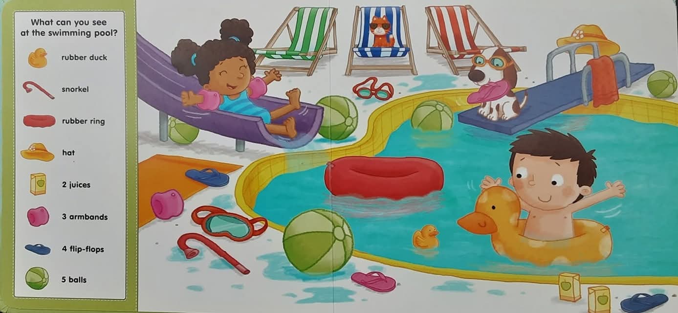 BOARD BOOK** 🍅🍓WHAT CAN YOU SEE? MY DAYS OUT