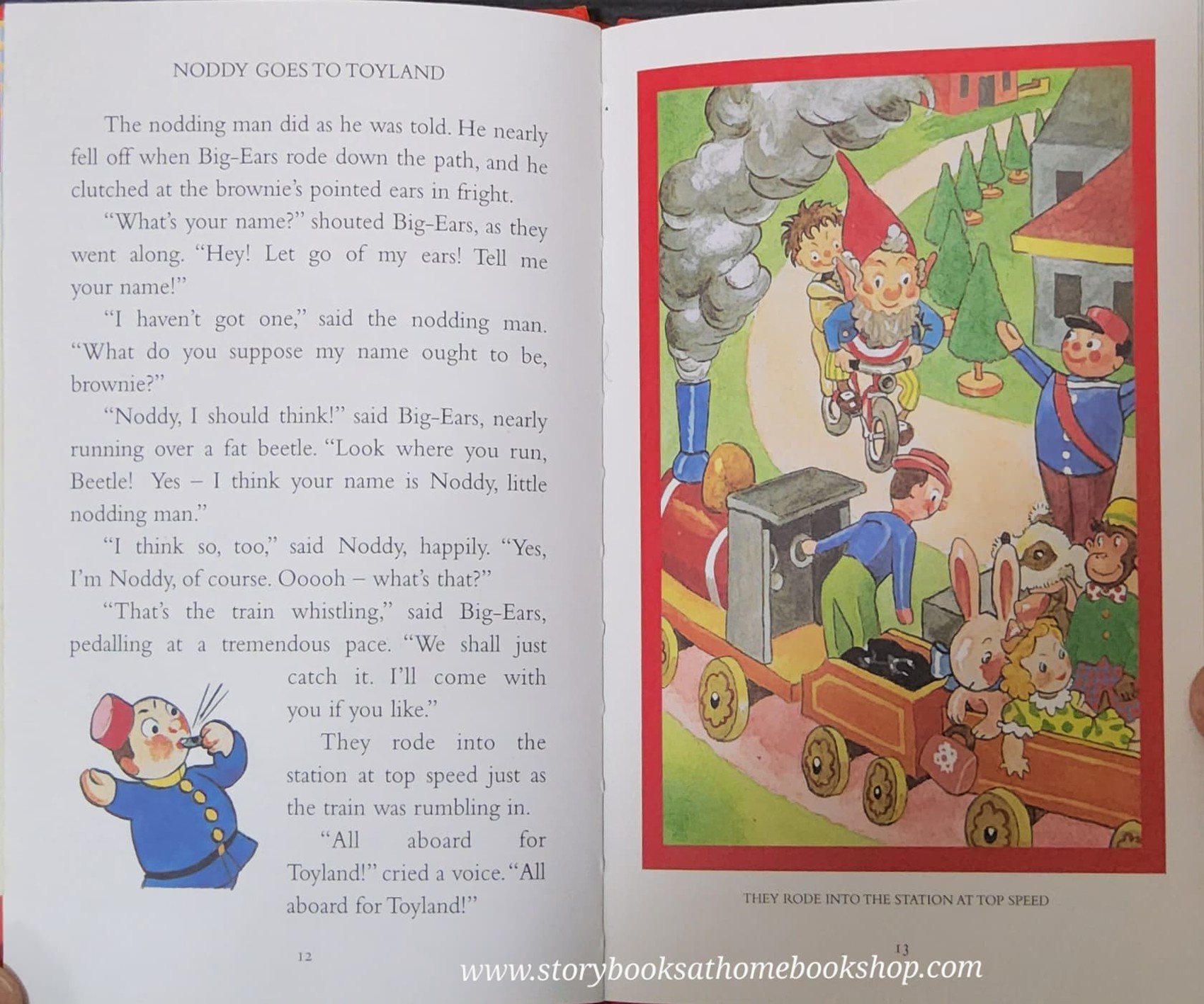 หนังสือนิทานปกแข็ง** 🍅🍓NODDY GOES TO TOYLAND BY ENID BLYTON