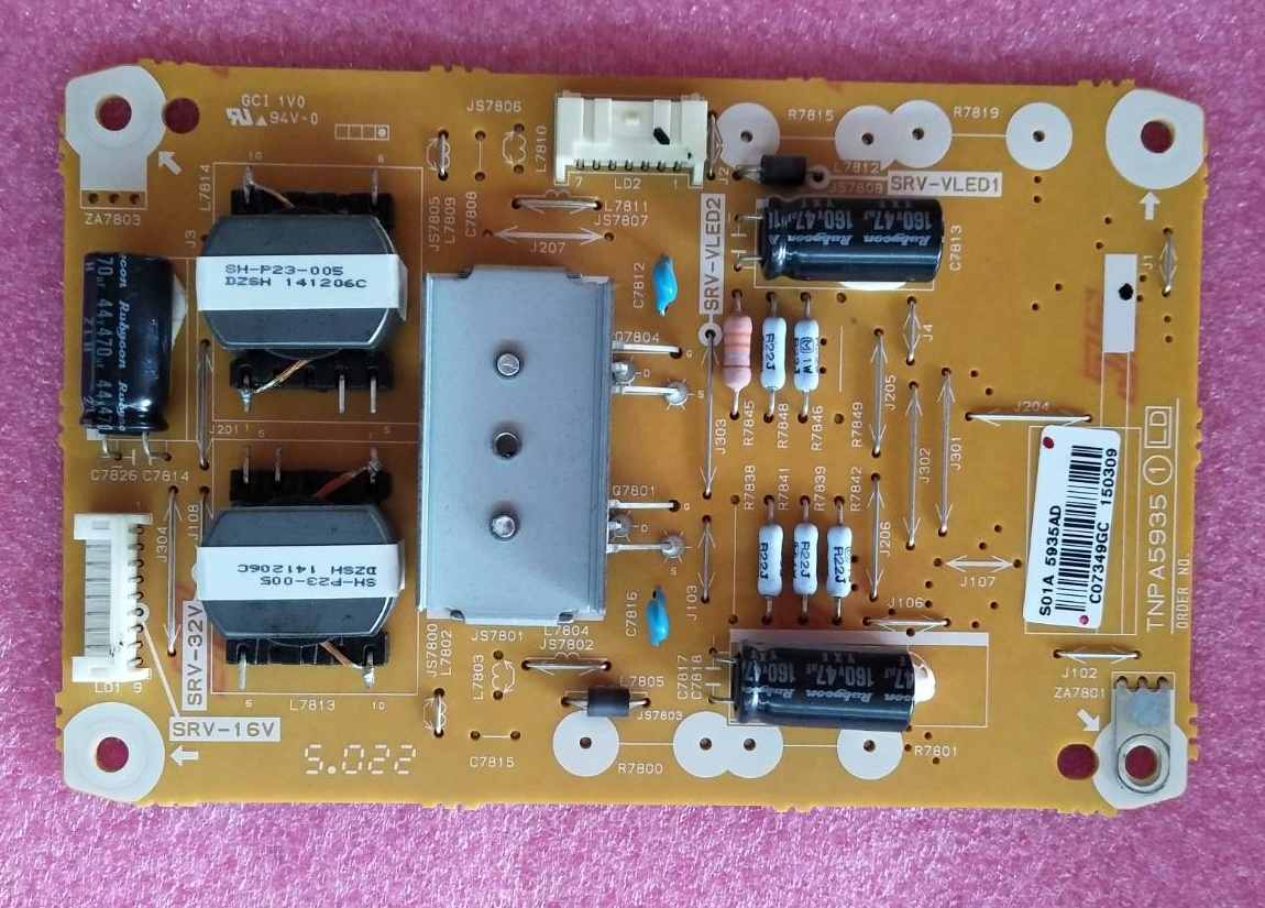 ไดร์ฟ LED PANASONIC รุ่นTH-42A410T:TH-42AS610T :TTH-43DS630 :TH-49DS630T TH-43E410 TH-43D410T พาร์ทบอร์ด TNPA5935
