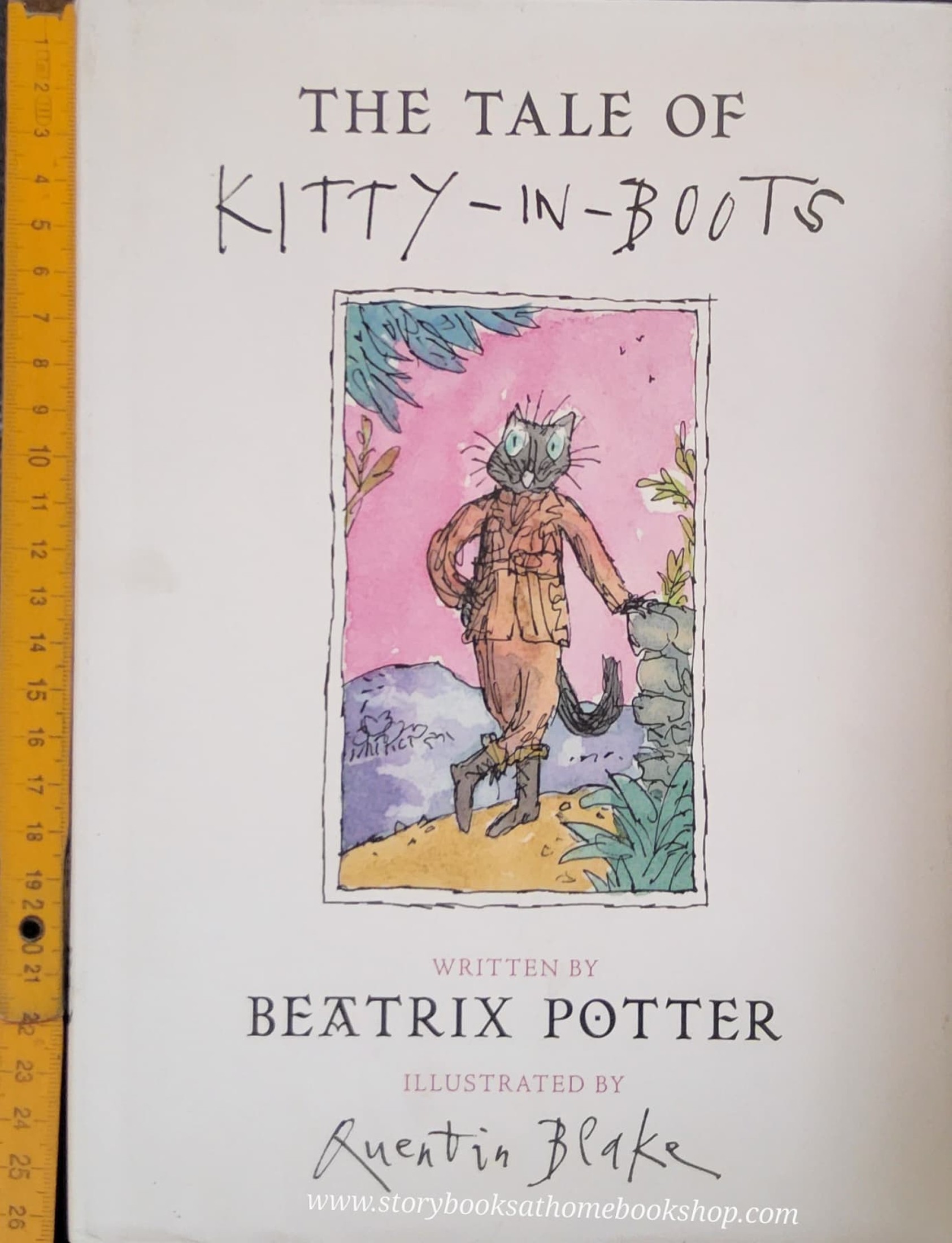 หนังสือนิทานปกแข็ง** 🍓🍓THE TALE OF KITTY-IN-BOOTS BY BEATRIX POTTERS AND QURNTIN BLAKE
