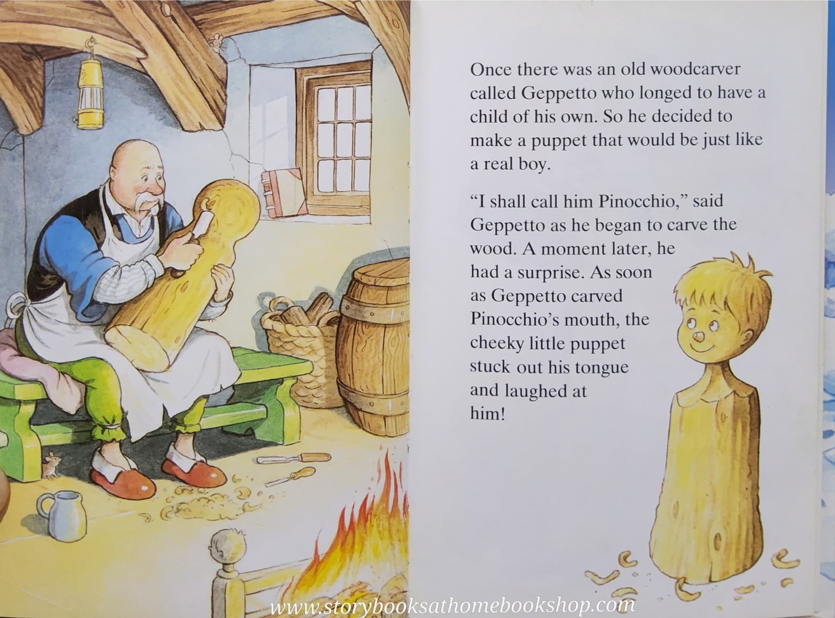 หนังสือนิทานปกแข็ง ** ♥️ FAVOURITE TALES: PINOCCHIO ♥️