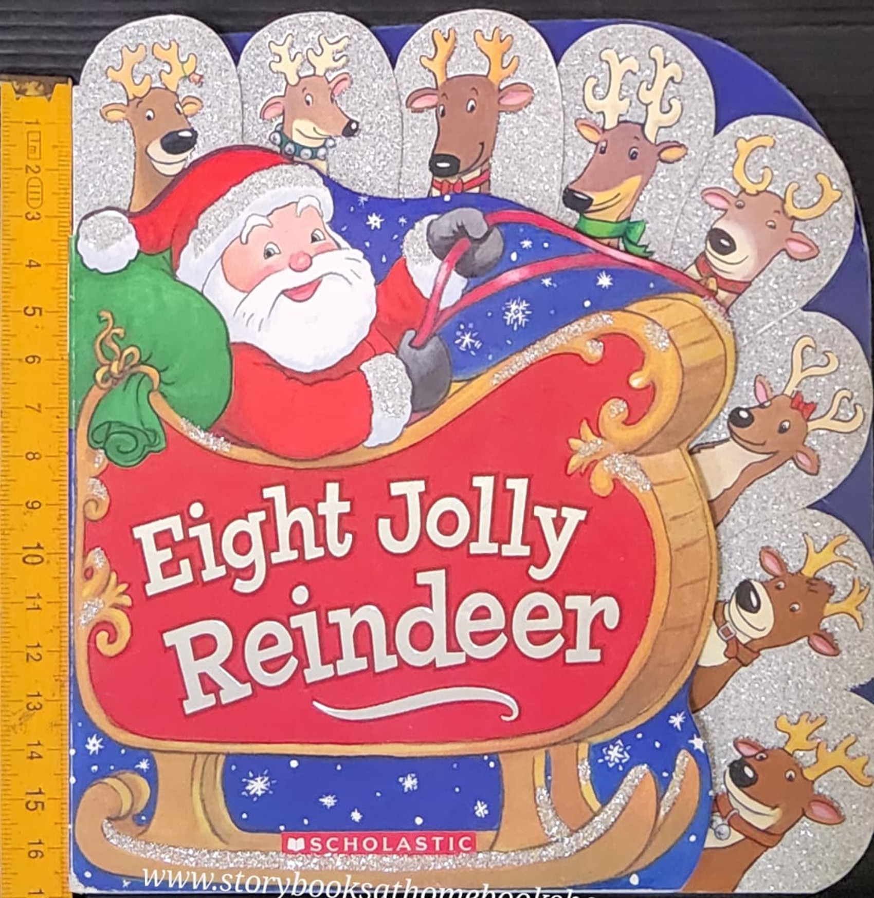 BOARD BOOK** 🍅🍅EIGHT JOLLY REINDEER