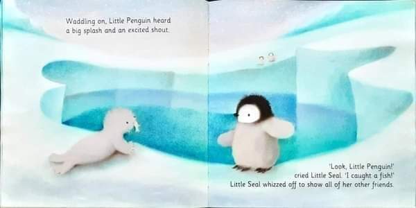 หนังสือนิทานปกอ่อน** 🍅🍓Little Penguin Learns to Swim