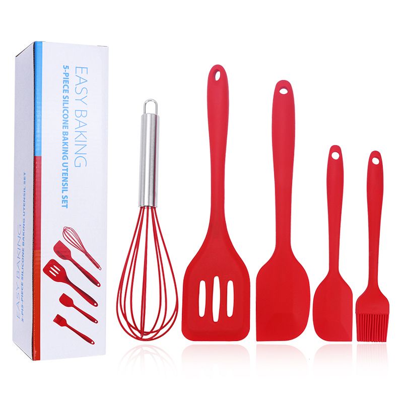Cooking utensils ชุดอุปกรณ์ทำอาหาร เบเกอรี่ ซิลิโคลน 5 ชิ้น 7x29x7 cm