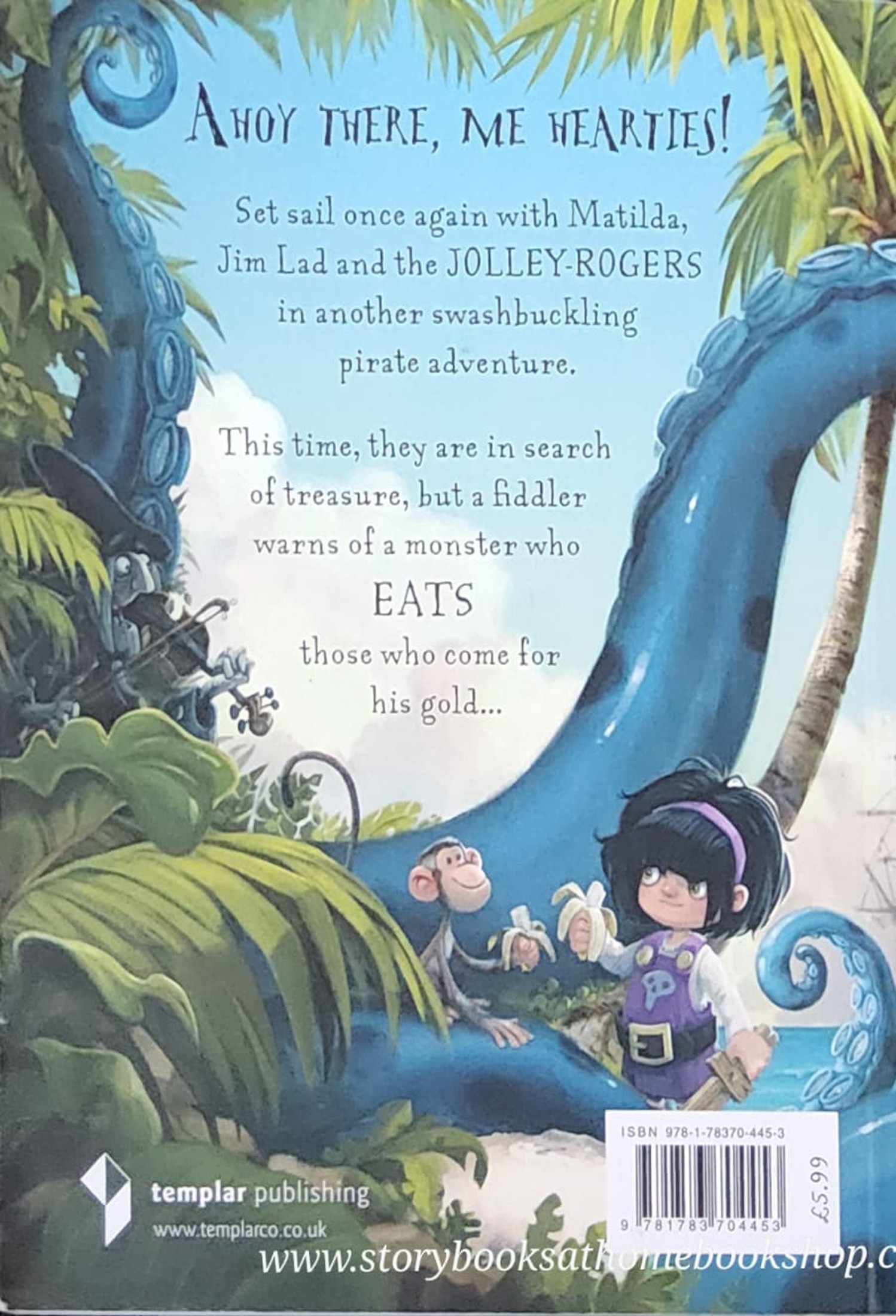 วรรณกรรมเยาวชน แนะนำ Top Ten Bestseller📢 **หนังสือนิทานปกอ่อน** 🍅🍅 The JOLLEY-ROGERS and the MONSTER'S GOLD by JONNY DUDDLE