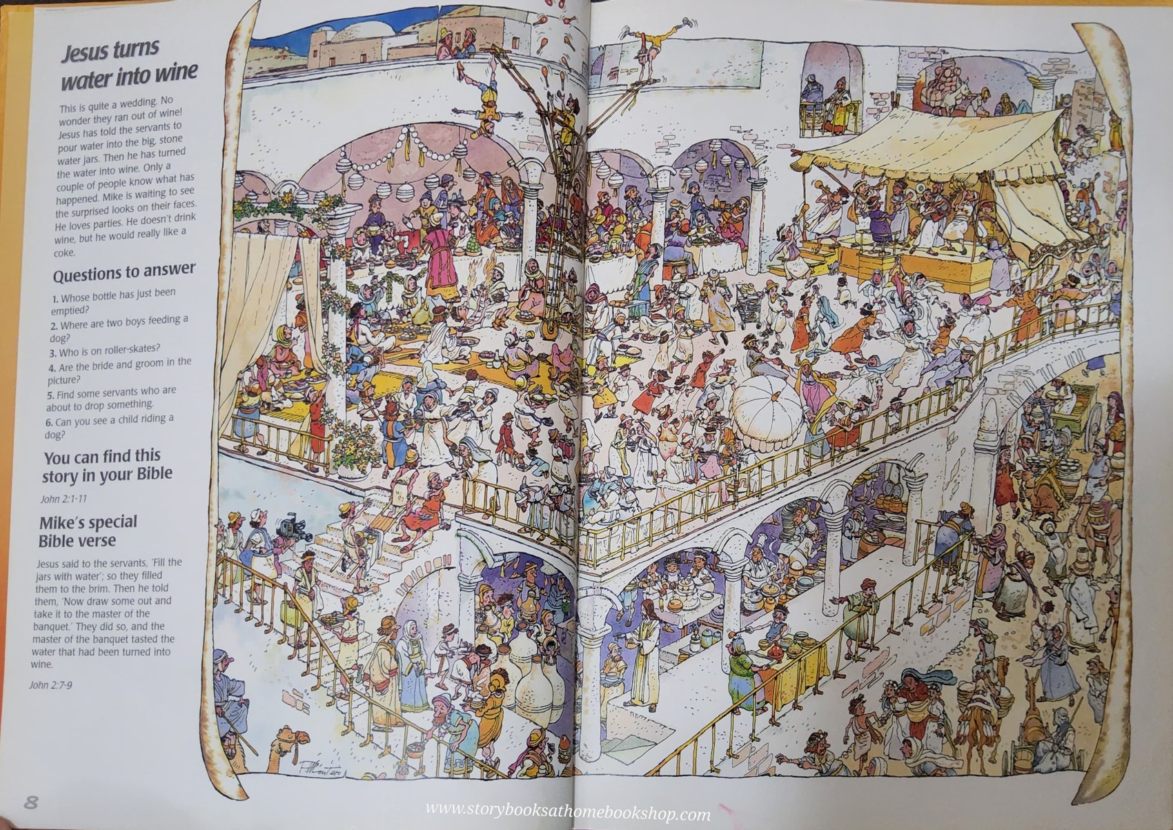 หนังสือนิทานปกแข็ง Puzzle book 🍅🍓 MINI MIKE in the New Testament