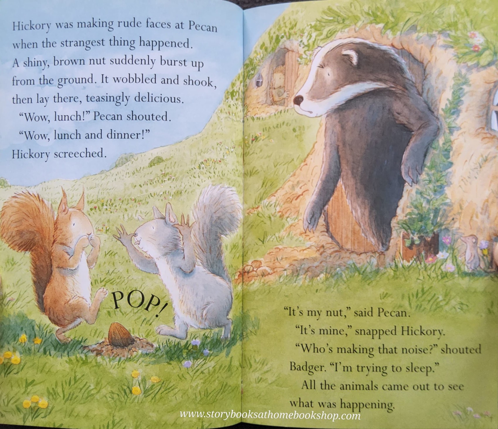 หนังสือนิทานปกอ่อน** 🍅READY STEADY READ THE NUTTY NUT CHASE BY KATHRYN WHITE AND VANESSA CABBAN