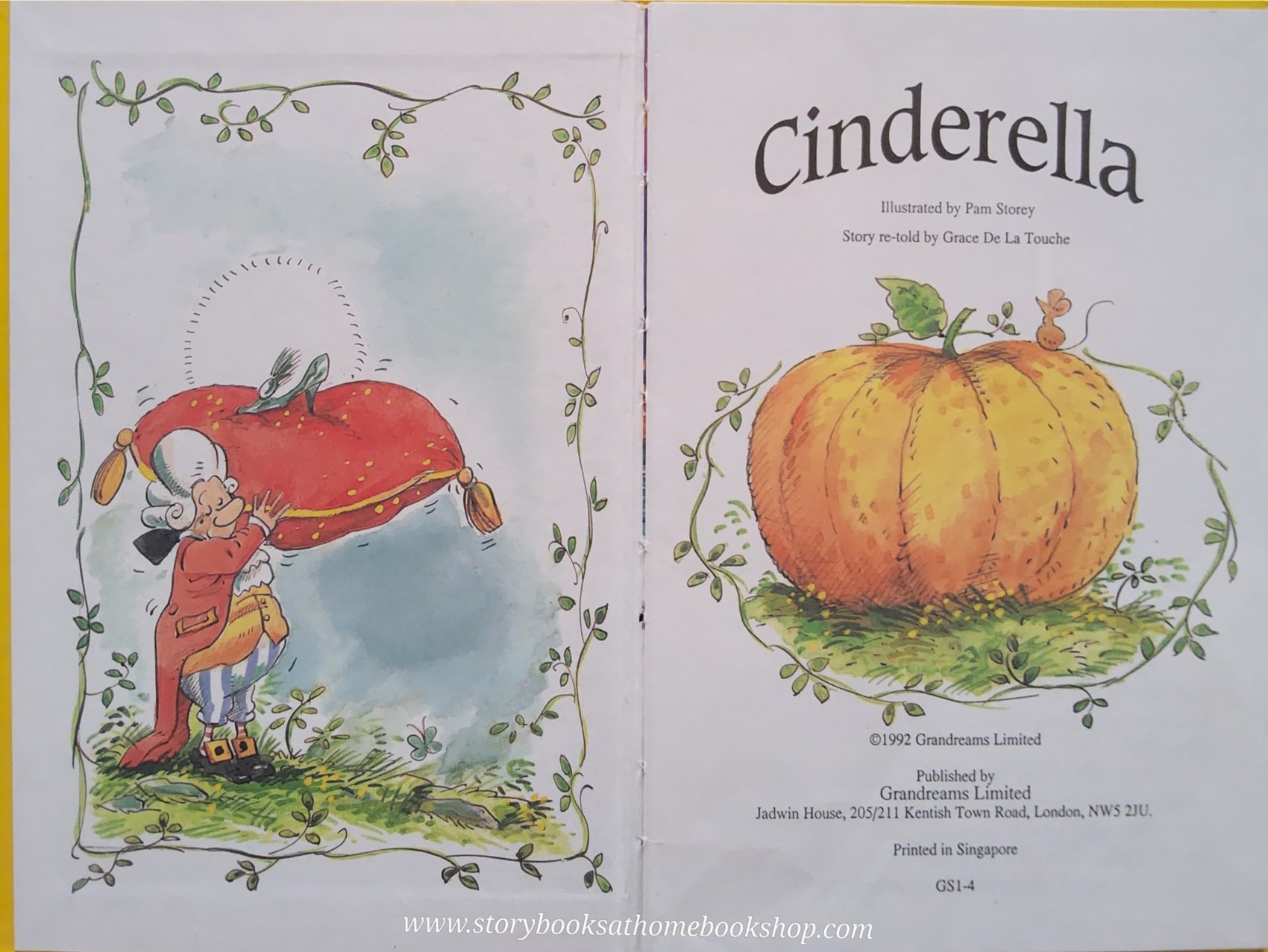 หนังสือนิทานปกแข็ง ** ♥️CINDERELLA
