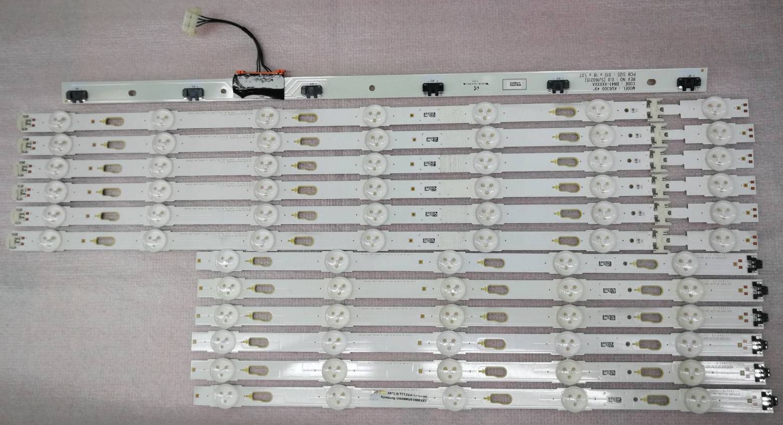 SAMSUNG หลอดแบล็คไลท์ซัมซุง อะไหล่แท้/ของถอด รุ่นUA49MU6100KX*UA49KU6300K :UA49MU6300KXXT