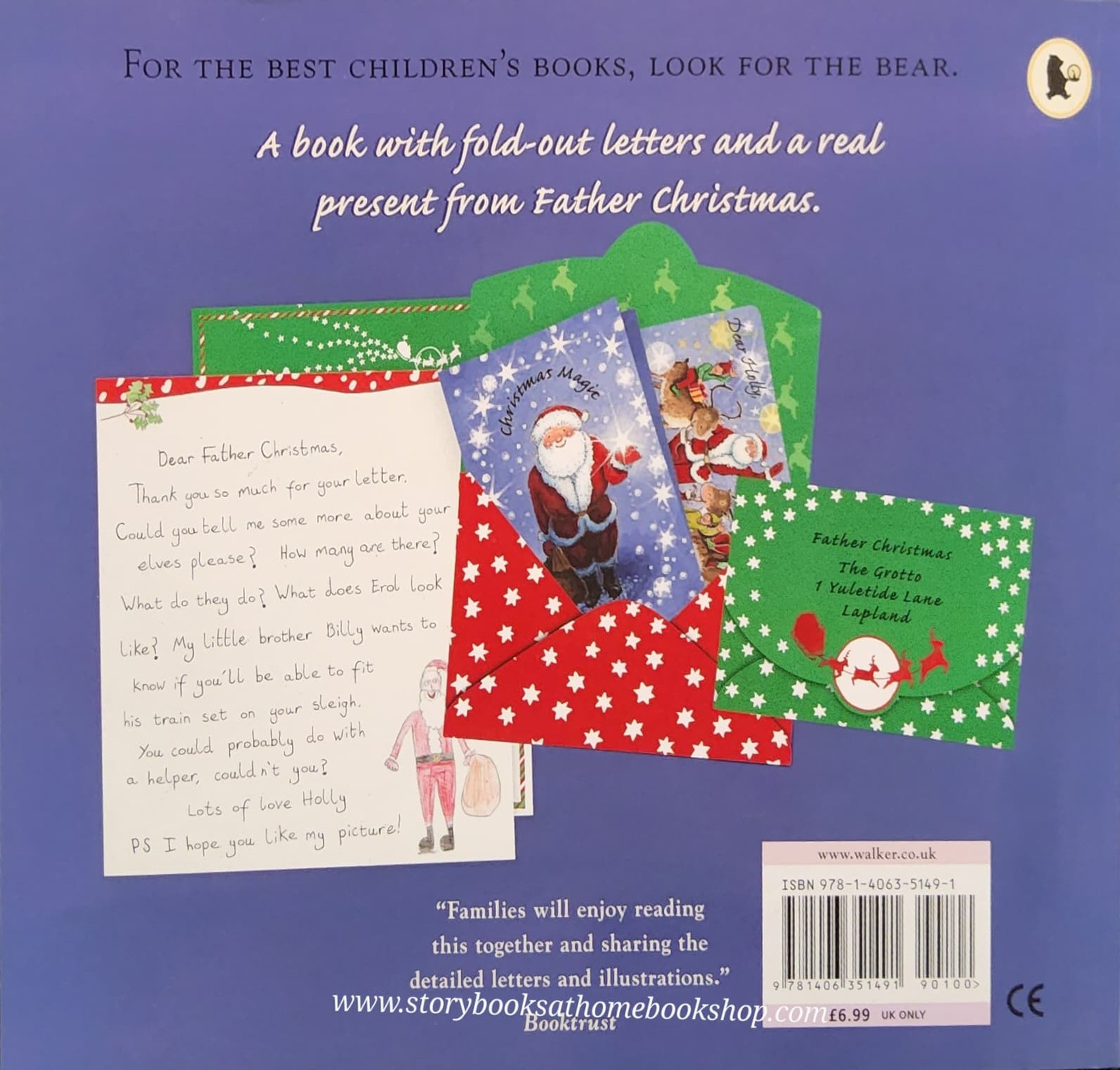 หนังสือนิทานปกอ่อน** 🍅🍓Dear Father Christmas by Alan Durant