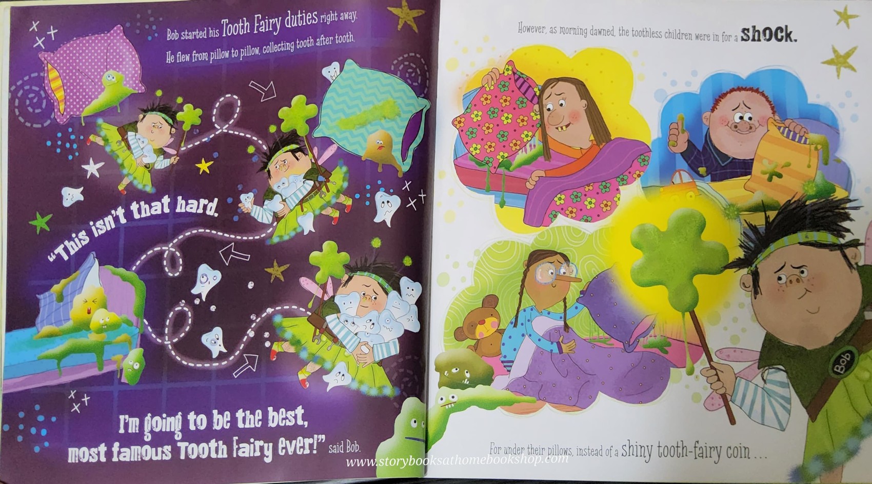 หนังสือนิทานปกอ่อน** 🍅🍓BOB THE BOGEY FAIRY this is snot a sweet fairy tale!