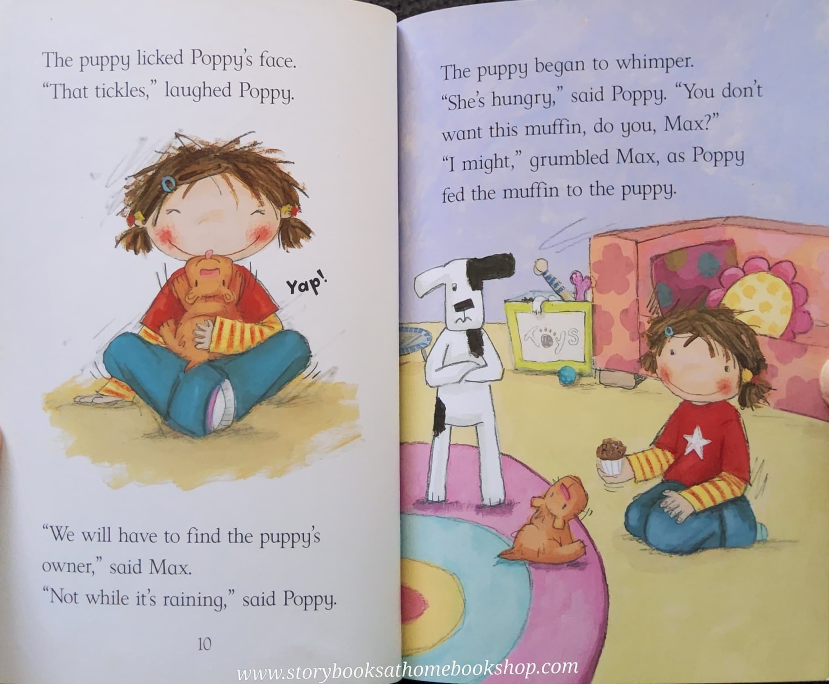 หนังสือนิทานปกอ่อน** 🍅🍅POPPY AND MAZ AND THE LOST PUPPY BY SALLY GRINDLEY AND LINDSEY GARDINER