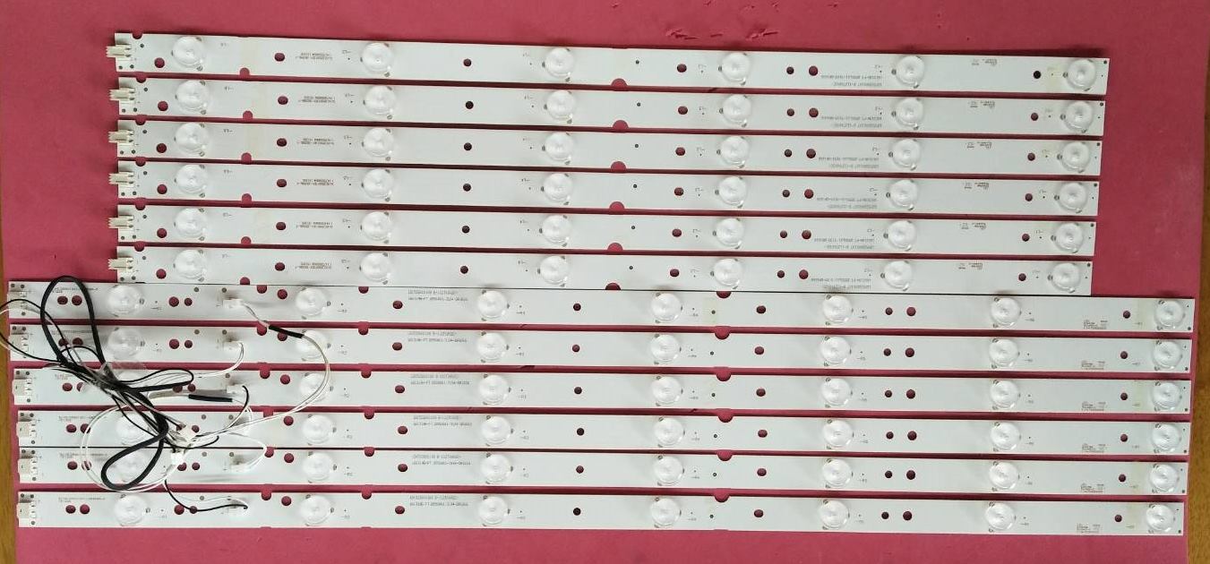 หลอดแบคไลน์ทีวีเอ็กซ์ตรีม (One Board TV X-TREME) อะไหล่แท้#มือสองพร้อมใช้งาน ใช้กับรุ่นLWD-551AA *1ชุด6แถว12ชิ้น*